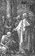 Albrecht Durer St Peter and St John Healing the Cripple oil painting on canvas